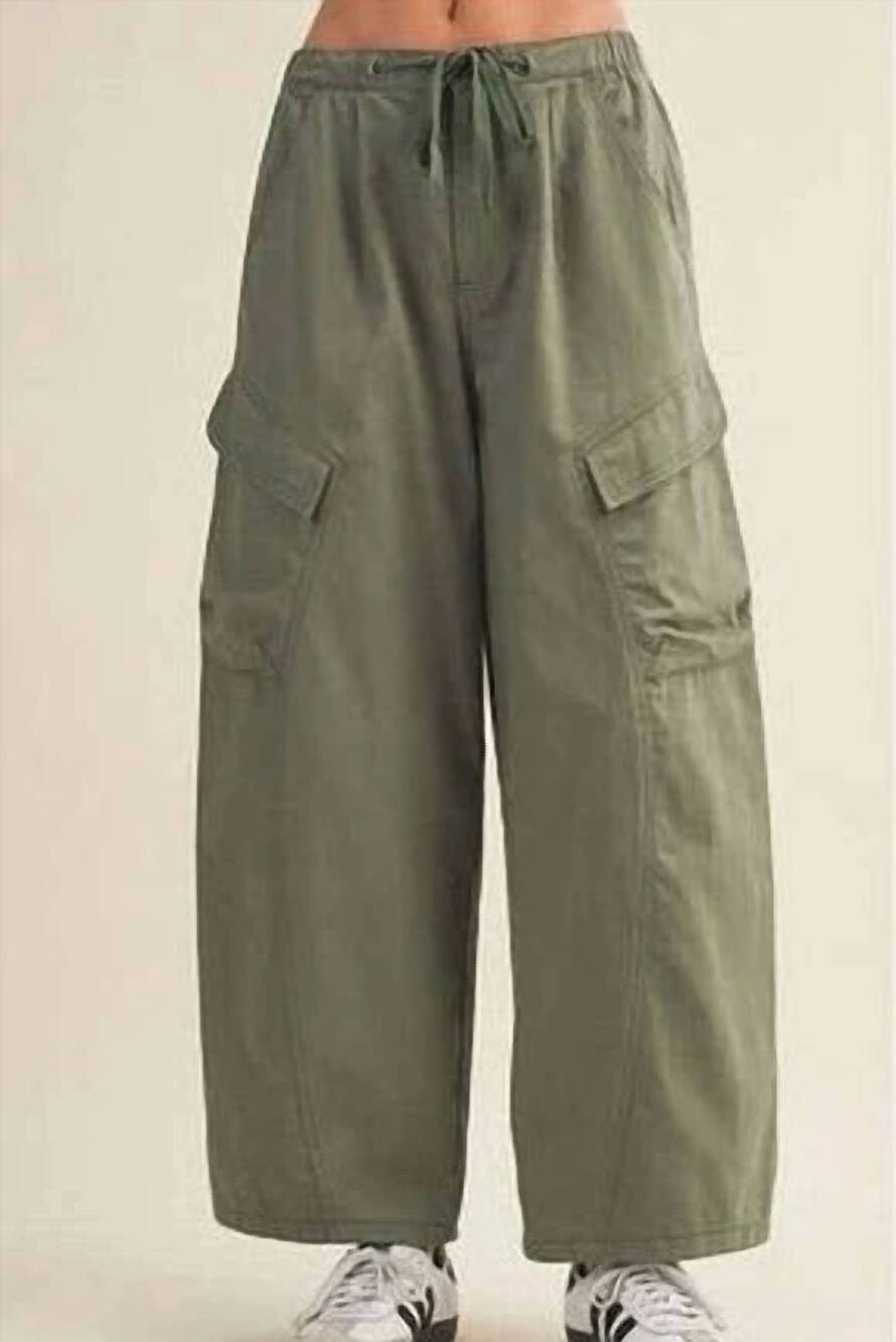 NEW MUSTARD SEED canyon trail cargo pants in green